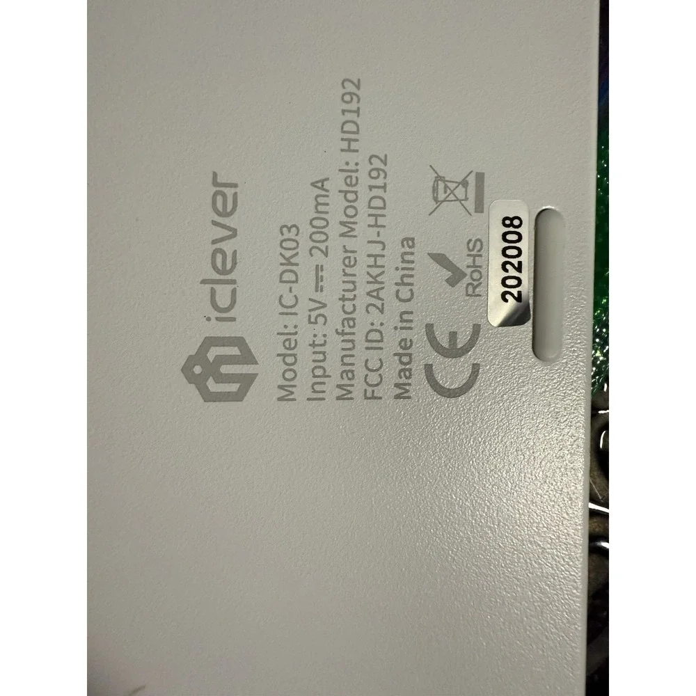 iClever DK03 Bluetooth Keyboard - 2.4G Wireless Keyboard Rechargeable‎ Bluetooth